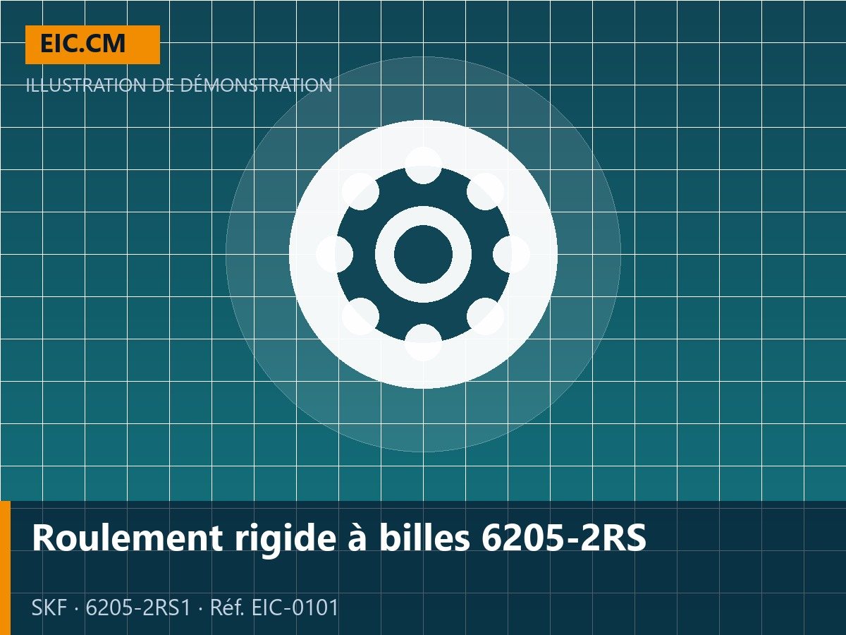Roulement rigide à billes 6205-2RS