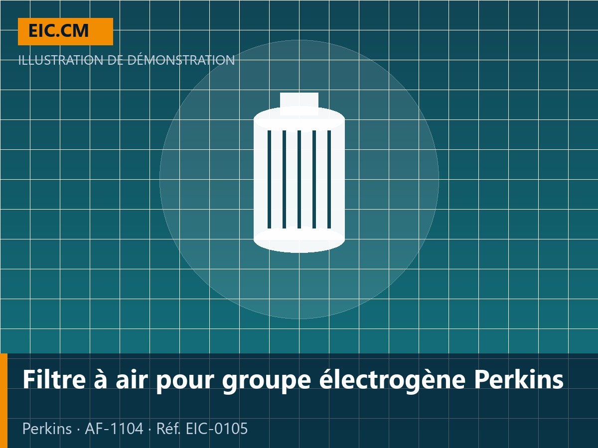 Filtre à air pour groupe électrogène Perkins