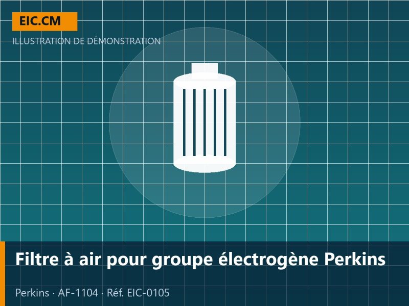 Filtre à air pour groupe électrogène Perkins