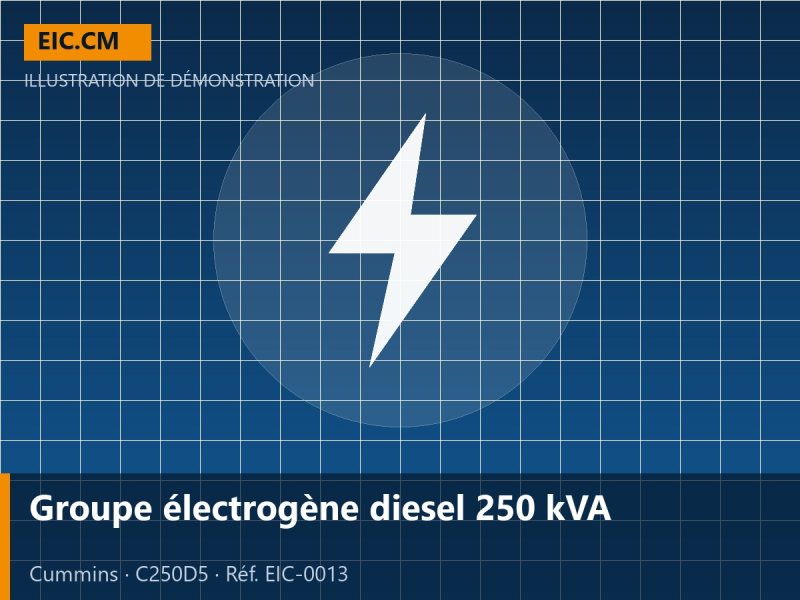 Groupe électrogène diesel 250 kVA