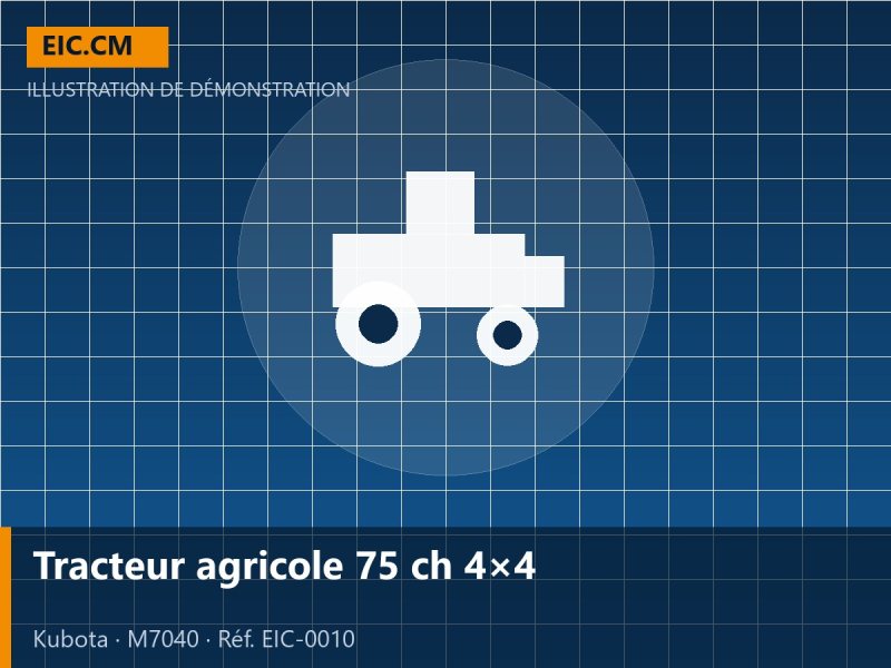 Tracteur agricole 75 ch 4×4
