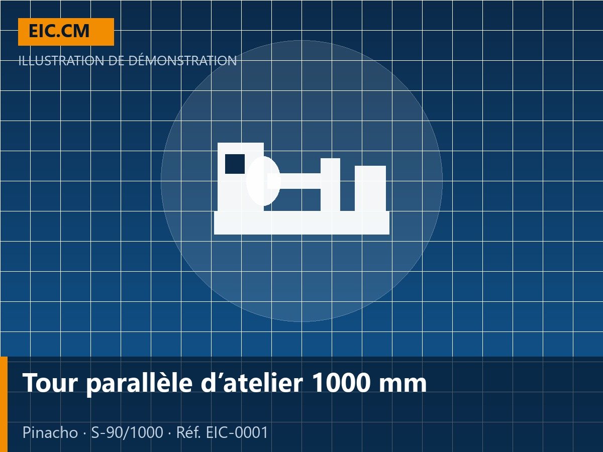 Tour parallèle d’atelier 1000 mm