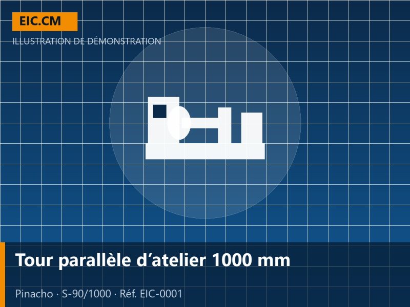 Tour parallèle d’atelier 1000 mm