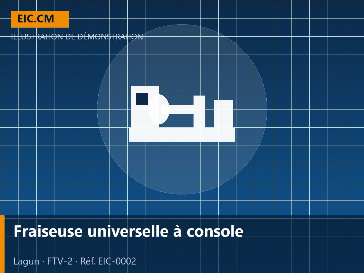 Fraiseuse universelle à console