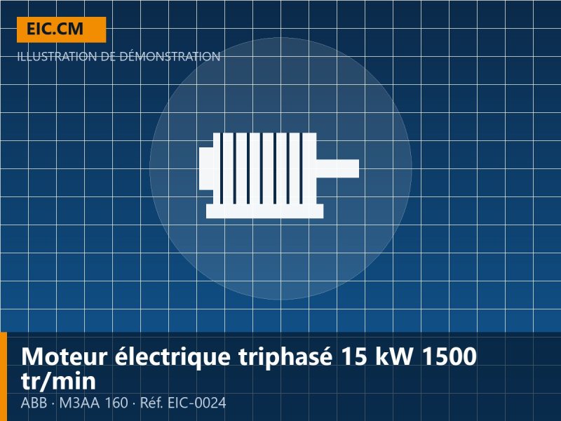 Moteur électrique triphasé 15 kW 1500 tr/min