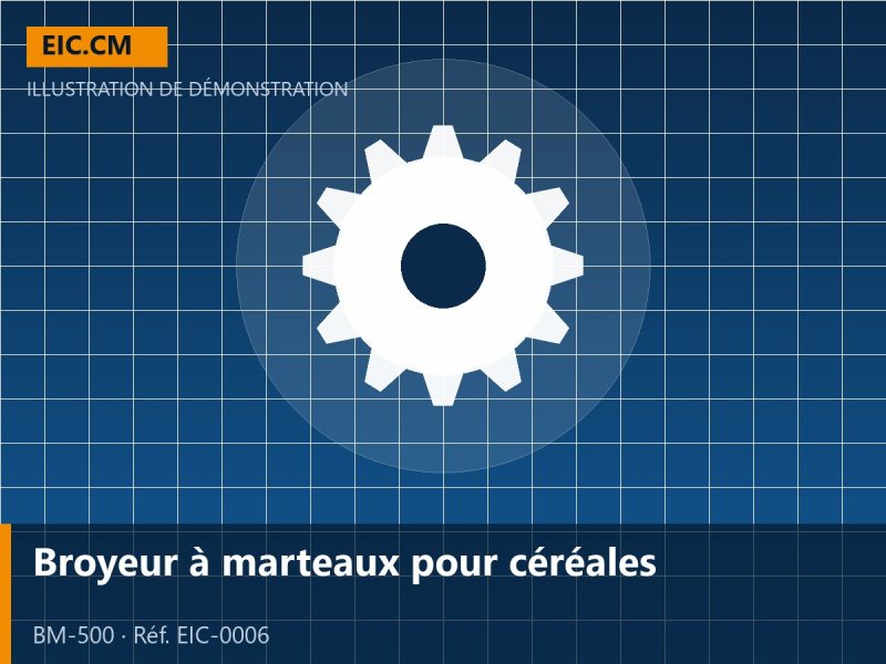 Broyeur à marteaux pour céréales