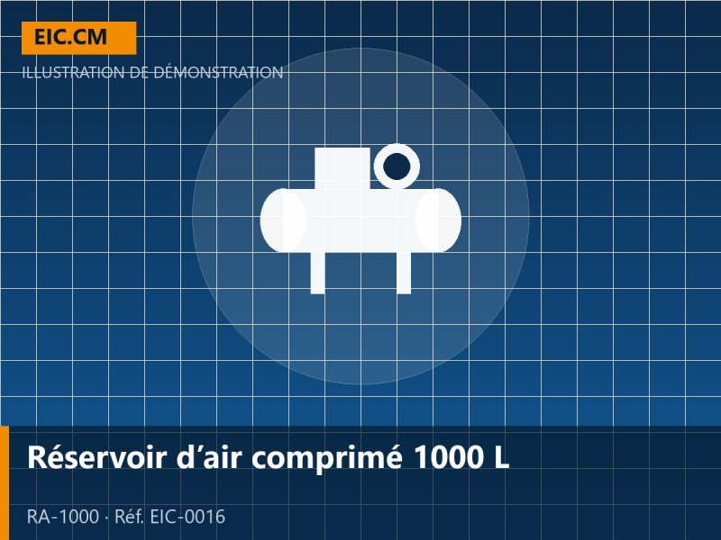 Réservoir d’air comprimé 1000 L