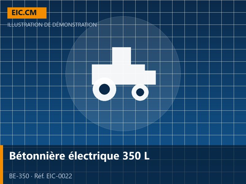 Bétonnière électrique 350 L