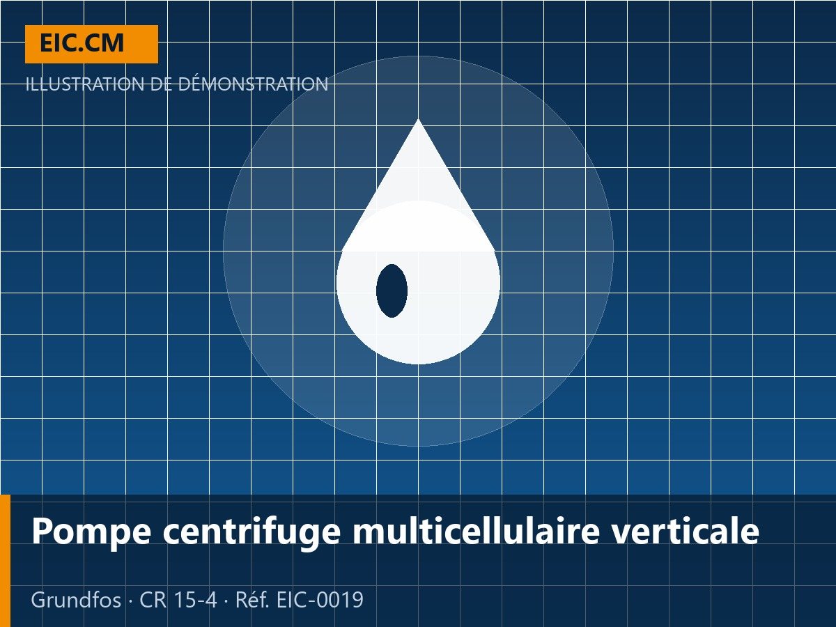 Pompe centrifuge multicellulaire verticale