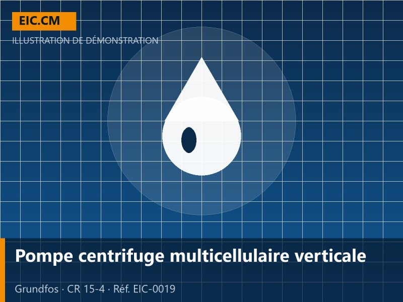 Pompe centrifuge multicellulaire verticale