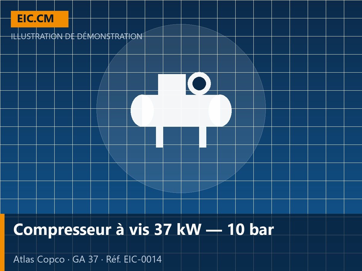 Compresseur à vis 37 kW — 10 bar