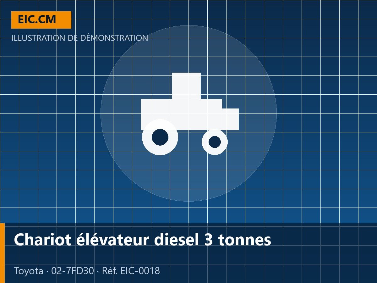 Chariot élévateur diesel 3 tonnes